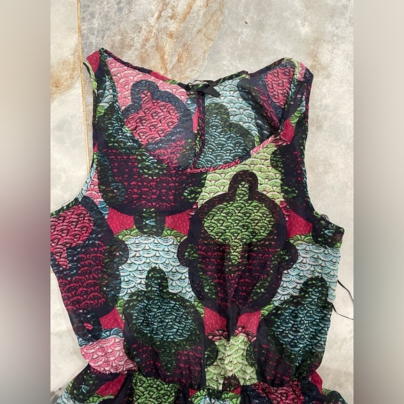 H&M Blue and Red Sleeveless Sundress Maxi - Picture 12 of 15